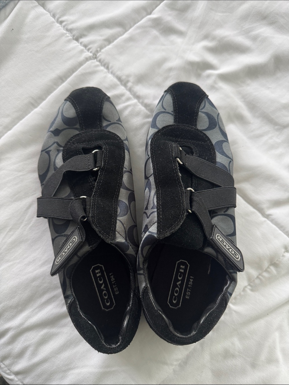 Vintage Coach signature jacquard sneakers Kyrie Model